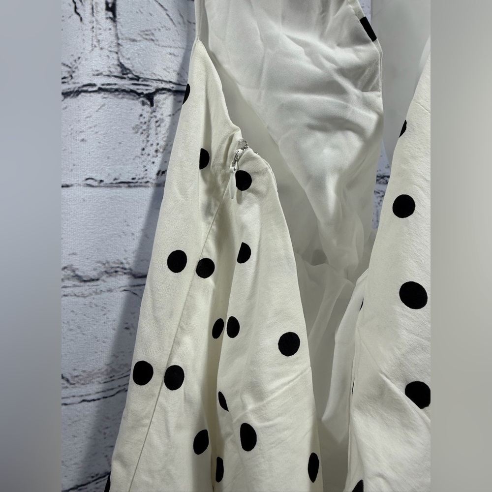 Peppermayo Elegant Off-Shoulder Polka Dot Dress - Picture 10 of 15